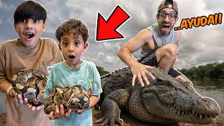 ATRAPAMOS COCODRILOS en NUESTRAS VACACIONES!! | Family Juega