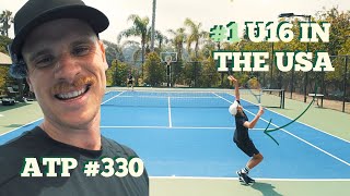 He Is HALF MY AGE - ATP Top 350 vs #1 Player U16 In The USA 