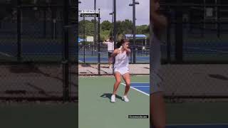 Emma Raducanu training at the IMG Academy in Florida