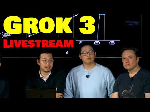 XAI LAUNCHES GROK 3 [FULL REPLAY]