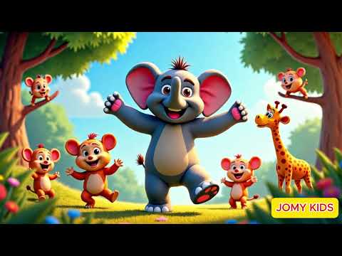 Jungle Joy: A Playful Elephant’s Musical Adventure! 🎵🐘 V821 HD 60 FPS