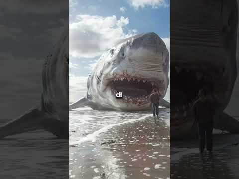 Kenampakan megalodon yang muncul di laut