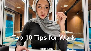 بعد اكتر من 10 سنين بشتغل دول اهم عشر نصايح للشغل ✍️