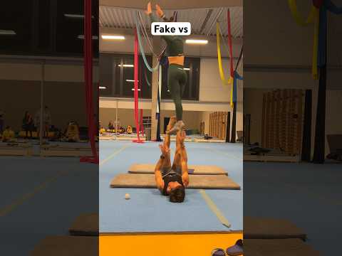 DON’T BE FOOLED!!! #acrobatics #shorts #funny