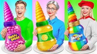 Big, Medium and Small Plate Challenge | Cooking Challenge by Multi DO