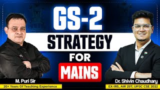 Complete GS2 Strategy For UPSC Mains | M. Puri Sir