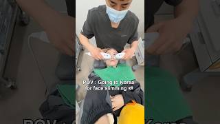 POV : Going to Korea for face slimming 🇰🇷✈️
