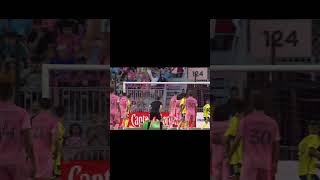 Messi Inter Miami Goal | Messi Crazy Free Kick Goal  Inter Miami | #footballshorts #messi
