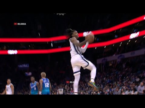 Jalmost Morant Tried To Do The Dunk Of The Year But Changed His Mind ๐ฒ