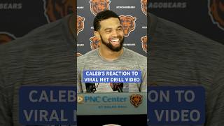 Caleb had nothing but laughs for the net drill video that went viral earlier this week 😂