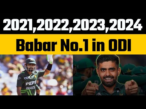 Babar Azam likley to remain No.1 ODI batsman for the fourth consecutive years in ODI rankings