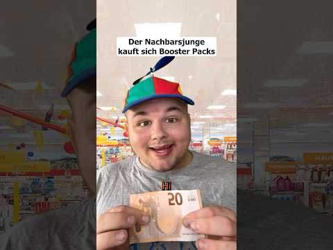 Der Nachbarsjunge kauft sich Booster Packs | Flashisan #shorts