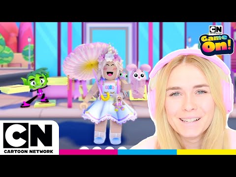 SANNA VISITS THE TITANS! | @iamSanna x Teen Titans Go! | Roblox | @cartoonnetworkuk | #ad