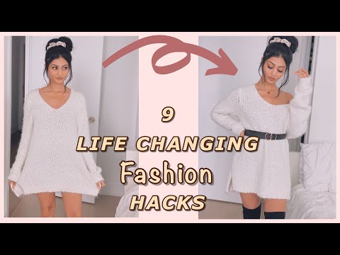 9 LIFE CHANGING Fashion HACKS in UNDER 1 MIN | Actually USEFUL hacks | Lavish Krish