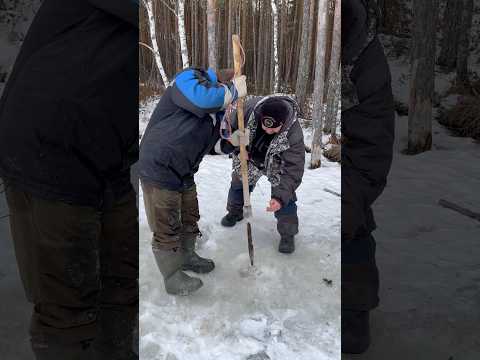 Клюнула большая рыба🎣не могу вытащить🤪