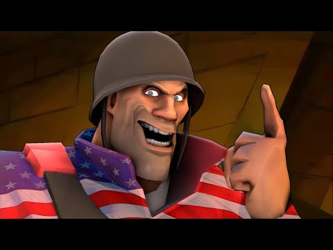 The stars of TF2 sing the National Anthem