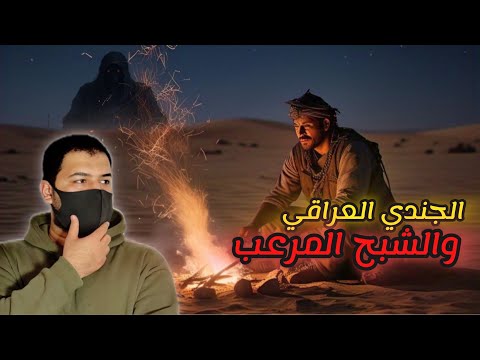 جندي عراقي يقضي ليله مرعبه في وسط الصحراء😨🔥