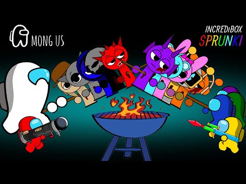 Giant White AMONG US skewers many SPRUNKI LORE | Among Us Animation