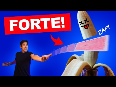 Como aprendi a LANÇAR CARTAS DE BARALHO MUITO FORTE!