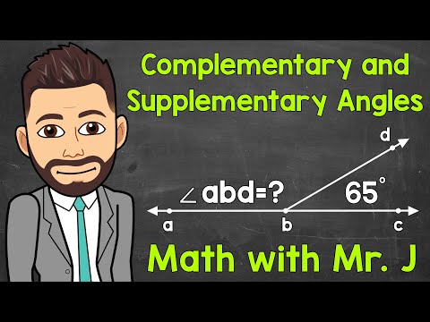Complementary and Supplementary Angles | How to Find Missing Angles | Math with Mr. J