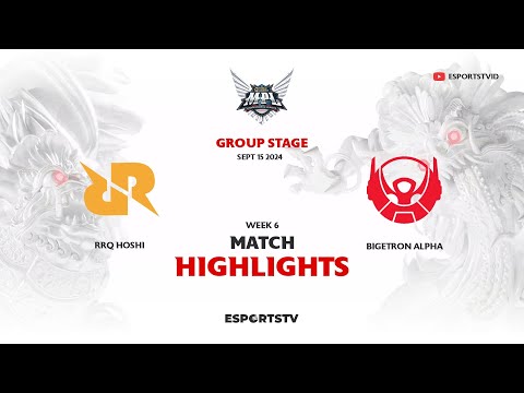 RRQ Hoshi vs Bigetron Alpha HIGHLIGHTS MPL ID S14 | BTR VS RRQ ESPORTSTV