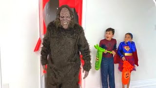 Petualangan baru Heidi dan Zidane ke rumah misterius | Cerita Halloween | Heidi dan Zidane