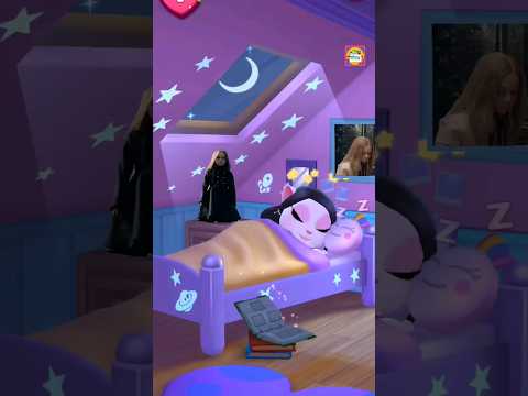 wake up my talking Angela Megan is coming to kill you|#wakeup #scary #mytalkingangela2 #megan #m3gan