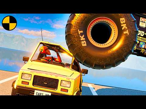 Monster Truck Mayhem on the Roads #5 😱 BeamNG.Drive