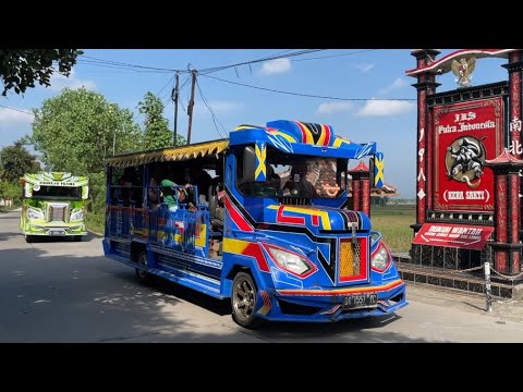 Konvoi Odong Odong FREE FIRE Kereta Wisata Edu Park Cepu