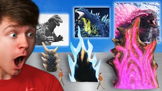 SIZE COMPARISON of GODZILLA DORSAL PLATES! (Reaction)