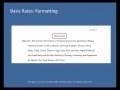 Citation Formatting and Styles