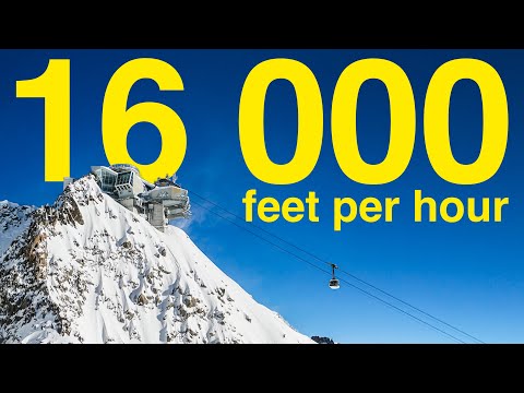 The most efficient skiing in the world is extremely dangerous