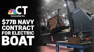 YouTube video thumbnail: Electric Boat Lands $77 Billion Navy Submarine Contracts Through 2038