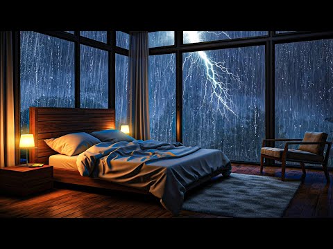 Rain Sounds to Fall Asleep – Heavy Rain and Thunder in the Forest #4– Rain Sounds for Sleeping