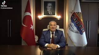 ALTSO Başkanı Mehmet Şahin, Alanya belediye başkanlığına aday olduğunu açıkladı