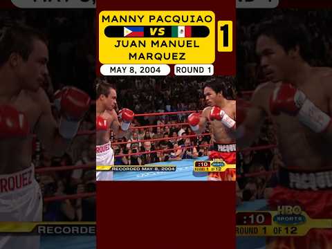 Manny Pacquiao 🇵🇭 VS 🇲🇽 Juan Manuel Marquez 1 | May 8, 2004 | ROUND 1