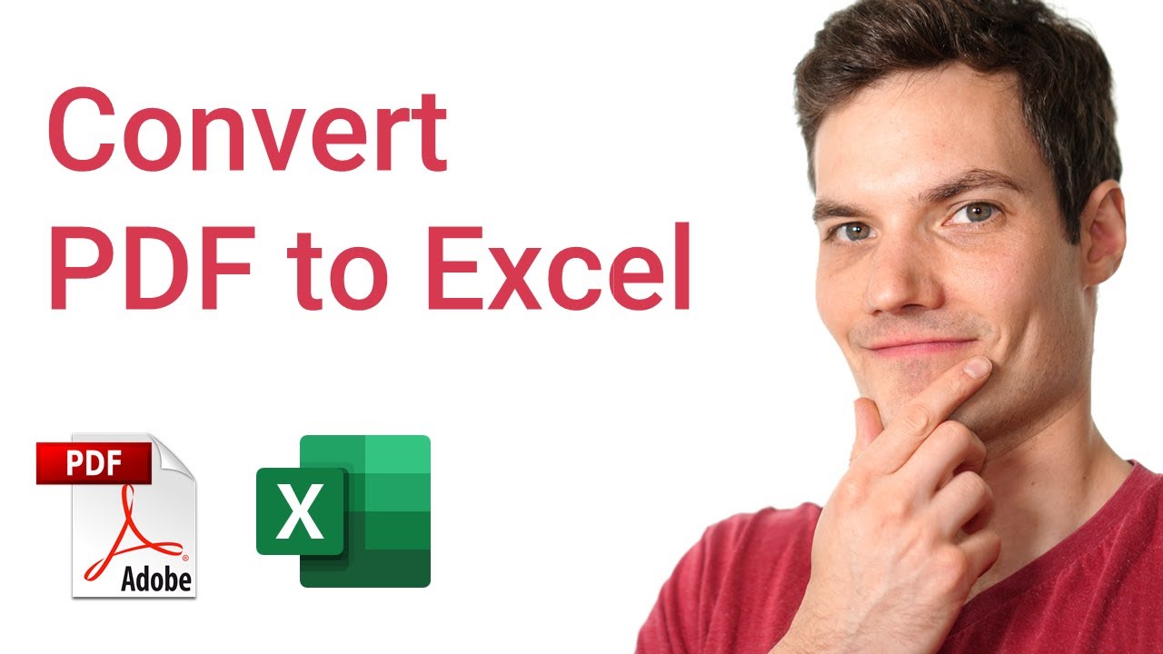 How to Convert PDF to Excel - Kevin Stratvert