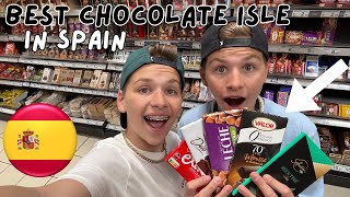 Shopping the BEST Chocolate Aisle in Spain 🍫