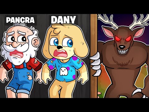 ¡NO DEJES que EL VENADO MALDITO te ATRAPE!🦌🔪😈en MINECRAFT con PANCRACIO