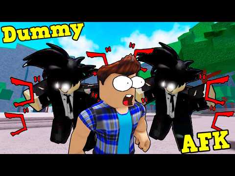 😝 TROLEANDO con el DUMMY en AFK con DEATH COUNTER en LOS CAMPOS DE BATALLA MÁS FUERTES ROBLOX 🤣