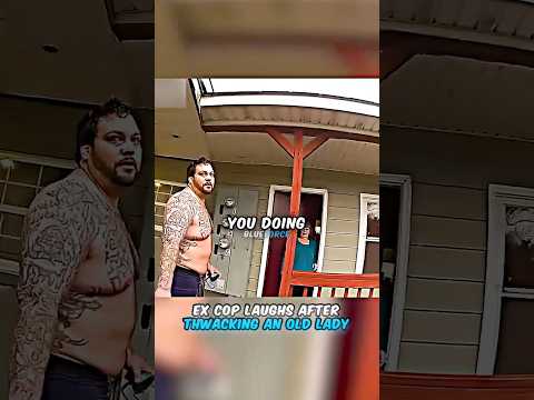 Ex Cop Laughs After Thwaking An Old Lady 😱