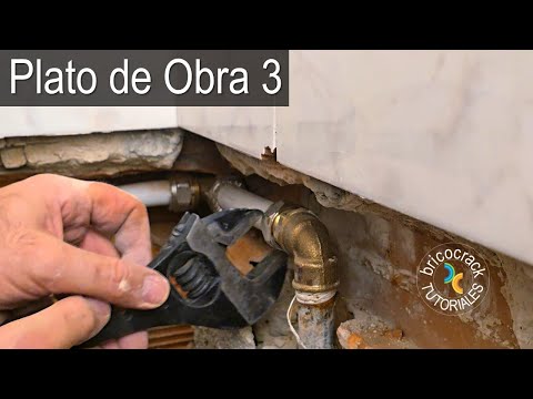 Fontanería con multicapa en el cambio de bañera por plato de ducha (Bricocrack)