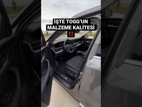 İŞTE TOGG’UN MALZEME KALİTESİ #togg