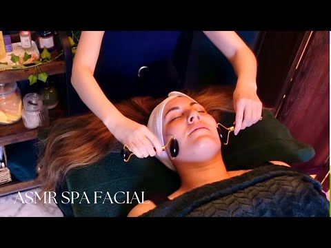 The Most Relaxing 6 Step ASMR FACIAL On Laura, Including Neck & Scalp Massage NO TALKING (Music).