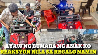 AYAW NG BUMABA NG ANAK KO! REAKSYON NG BIYENAN SA REGALO NAMIN 