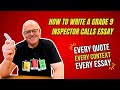 Understanding Priestley's Inspector Calls Themes