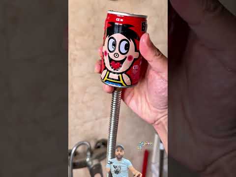 Trash to Treasure: Turning an Old Can into a Genius Shower Head! 🚿♻️#Recycling #DIYProjects #Home