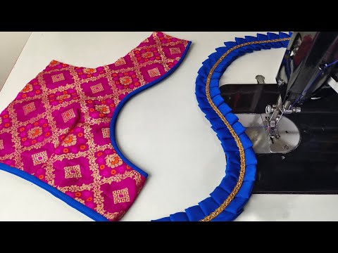 Blouse Neck Designs | Blouse Design | Cutting And Stitching Back Neck Blouse Design | Blouse