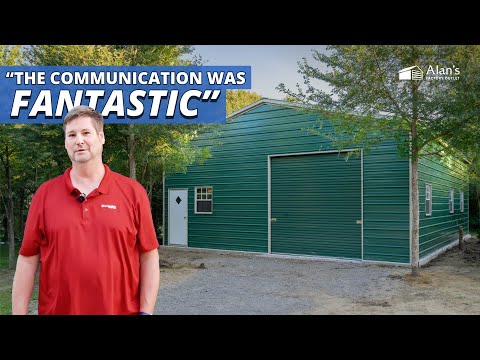 30x40 Metal Building Dream Workshop From Alan's Factory Outlet