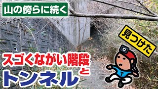 【探索ラン#34】《山の傍らに続く》スゴくながい階段とトンネル 〜 見つけたので即探索‼｜神戸 西区